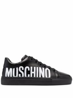 Moschino кеды с логотипом