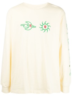 CLOT футболка Mon & Sun с длинными рукавами