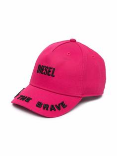 Diesel Kids бейсболка с вышитым логотипом