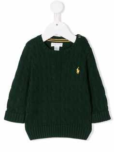 Ralph Lauren Kids джемпер с вышитым логотипом