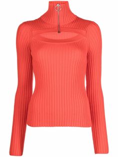 MSGM джемпер с вырезами