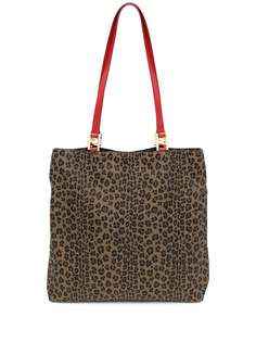 Fendi Pre-Owned сумка-тоут с леопардовым принтом