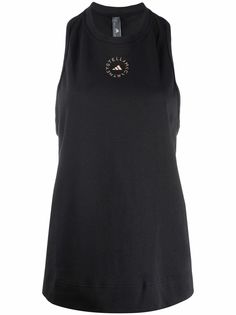 adidas by Stella McCartney футболка без рукавов с логотипом