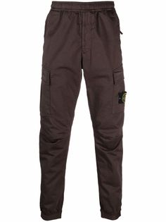 Stone Island брюки карго с нашивкой-логотипом