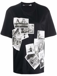 Love Moschino футболка Paris с фотопринтом