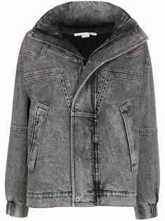 Stella McCartney джинсовая куртка с эффектом потертости