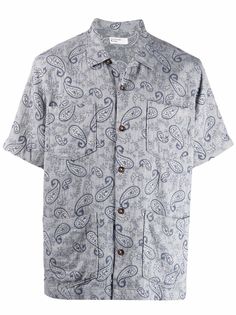 Universal Works рубашка с принтом пейсли