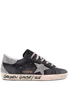 Golden Goose кеды Superstar с блестками