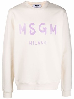 MSGM джемпер с логотипом