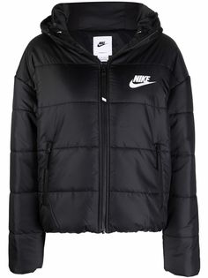 Nike куртка с капюшоном и логотипом