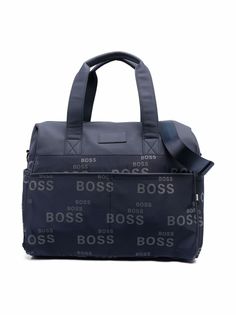 BOSS Kidswear пеленальная сумка с логотипом