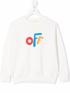 Off-White Kids джемпер с логотипом
