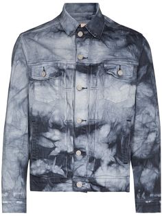 Purple Brand куртка из вареного денима