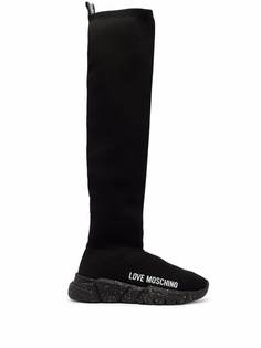 Love Moschino сапоги с логотипом