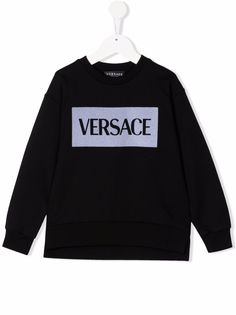 Versace Kids толстовка с логотипом