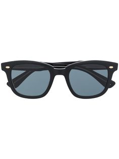 Garrett Leight солнцезащитные очки Calabar в круглой оправе