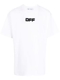 Off-White футболка с логотипом