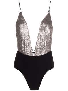 Alchemy сетчатый топ с пайетками