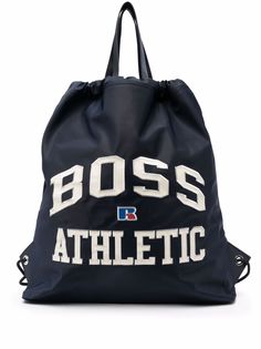 Boss Hugo Boss сумка с кулиской и вышитым логотипом