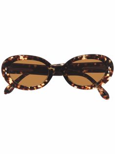 Isabel Marant Eyewear солнцезащитные очки в круглой оправе черепаховой расцветки