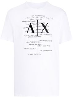 Armani Exchange футболка с логотипом