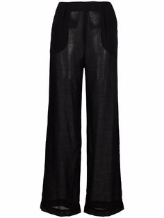 La Collection Calypso high rise wide leg trousers