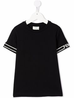 Fendi Kids футболка с логотипом