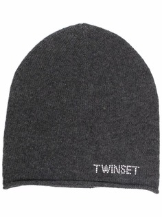 TWINSET шапка бини с логотипом