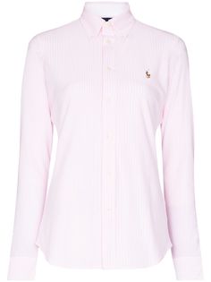 Polo Ralph Lauren рубашка оксфорд с вышитым логотипом