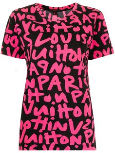 Louis Vuitton футболка pre-owned с принтом Graffiti