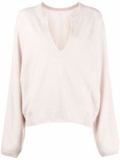 Filippa K Soft Sport кашемировый джемпер с разрезом