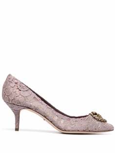 Dolce & Gabbana кружевные туфли-лодочки