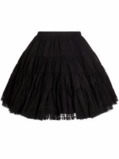 RED Valentino ярусная юбка мини