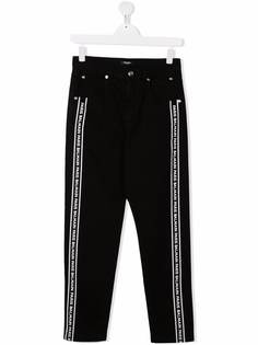 Balmain Kids джинсы с логотипом