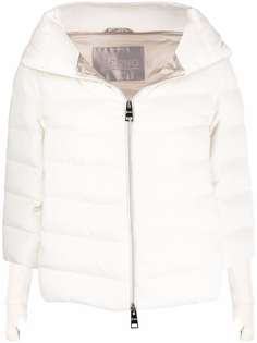 Herno пуховик с воротником-воронкой