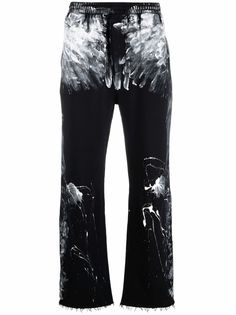 Balenciaga спортивные брюки с принтом