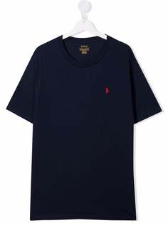 Ralph Lauren Kids футболка с вышивкой Polo Pony