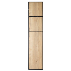 Панель для прихожей с вешалкой loft (r-home) коричневый 50x230x2 см.