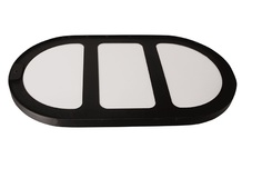 Настенное зеркало ванда (simple mirror) черный 40x120x4 см.