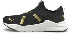 Кроссовки для девочек Puma Wired Run Slip On Flash, размер 36.5