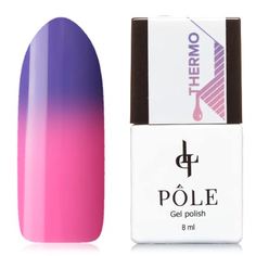 POLE, Гель-лак №13, фиолетовый и розовый