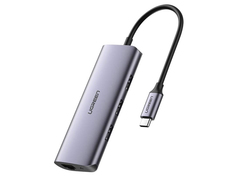 Хаб USB Ugreen 4в1 3xUSB 3.0 / RJ45 / MicroUSB 60718