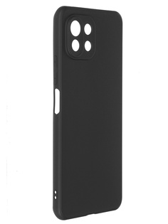 Чехол Brosco для Xiaomi Mi 11 Lite Black Matte XM-MI11L-COLOURFUL-BLACK