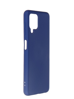 Чехол DF для Samsung Galaxy A22 (4G) с микрофиброй sOriginal-22 Blue