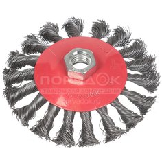 Щетка для УШМ тарелка Bartex М14 882115, 115 мм