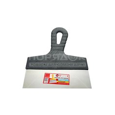 Шпатель фасадный Bartex нержавеющий с пластмассовой ручкой, 150 мм