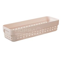 Корзина универсальная, 0.8 л, Plast team Seoul PT1326ПД-5, пудровая, 23.8x7.8x5 см