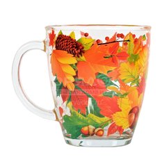 Кружка стеклянная Вальс Бостон 2025 -Д, 350 мл Декостек