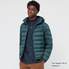 ультралегкая пуховая куртка с капюшоном 3d крой Uniqlo