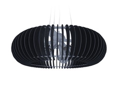 Потолочный светильник galactic sputnik ceiling lamp s (woodled) черный 22 см.